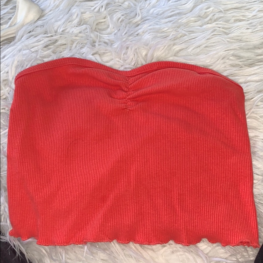 Strapless Crop Top